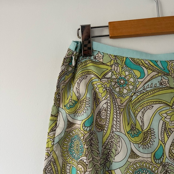 Y2k inspired Paisley Patterned Midi Skirt - Picture 3 of 3